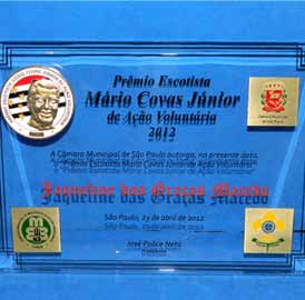 Mario Covas Placa Jaqueline