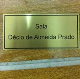 Placa de Latão